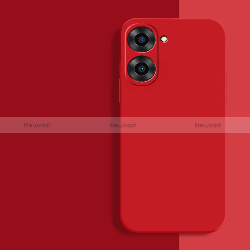 Ultra-thin Silicone Gel Soft Case 360 Degrees Cover YK2 for Realme 10S 5G Red