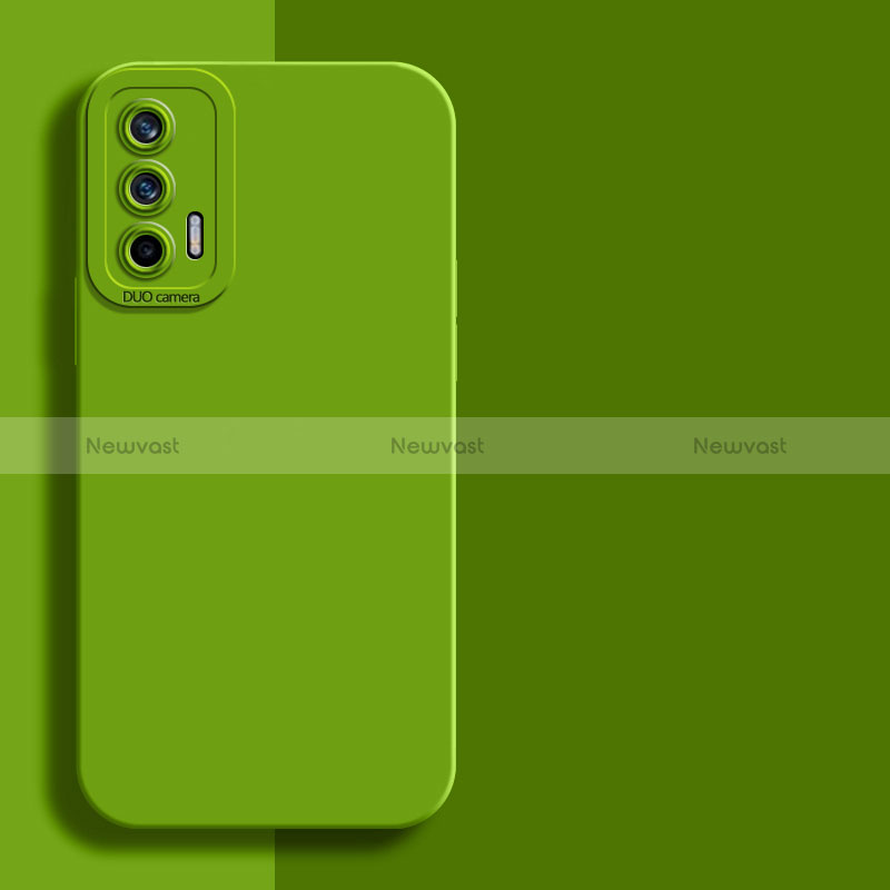 Ultra-thin Silicone Gel Soft Case 360 Degrees Cover YK2 for Realme GT 5G Green