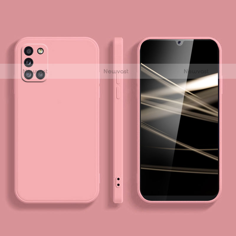 Ultra-thin Silicone Gel Soft Case 360 Degrees Cover YK2 for Samsung Galaxy A31 Pink