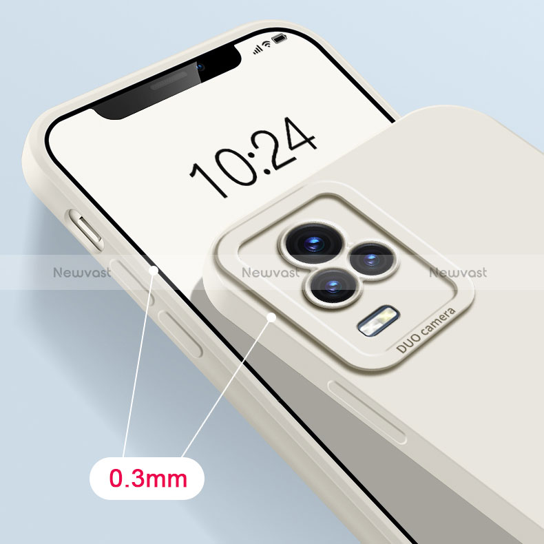 Ultra-thin Silicone Gel Soft Case 360 Degrees Cover YK2 for Vivo iQOO 7 Legend 5G