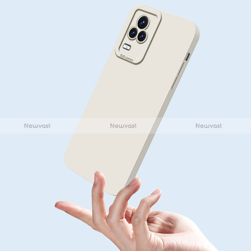 Ultra-thin Silicone Gel Soft Case 360 Degrees Cover YK2 for Vivo V21 5G