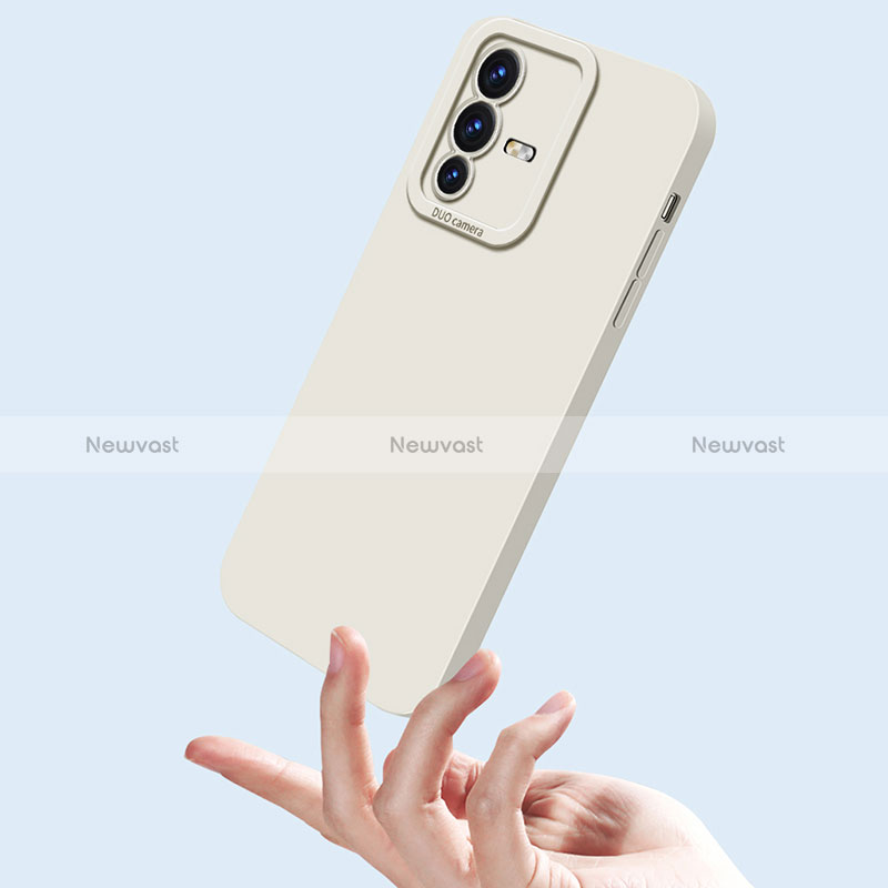 Ultra-thin Silicone Gel Soft Case 360 Degrees Cover YK2 for Vivo V23 5G