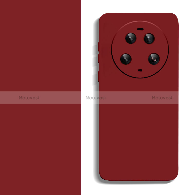 Ultra-thin Silicone Gel Soft Case 360 Degrees Cover YK2 for Xiaomi Mi 13 Ultra 5G Red Wine