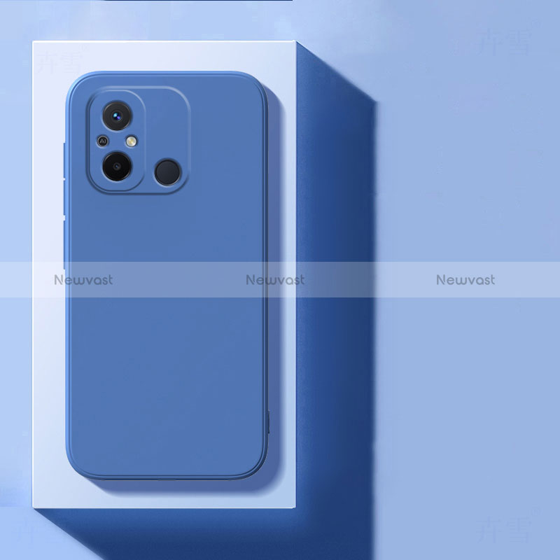 Ultra-thin Silicone Gel Soft Case 360 Degrees Cover YK2 for Xiaomi Poco C55 Blue