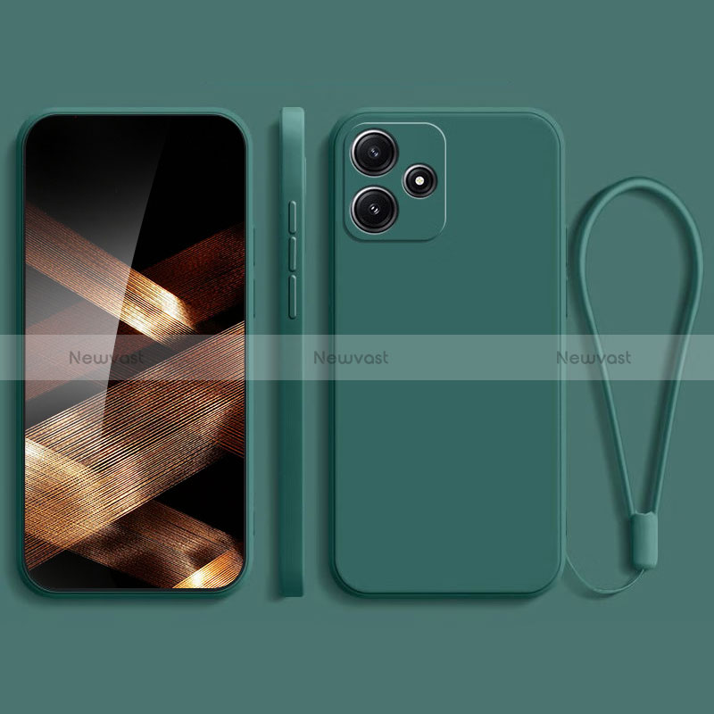 Ultra-thin Silicone Gel Soft Case 360 Degrees Cover YK2 for Xiaomi Poco M6 Pro 5G Green