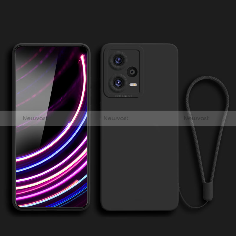 Ultra-thin Silicone Gel Soft Case 360 Degrees Cover YK2 for Xiaomi Redmi Note 12 Pro+ Plus 5G Black