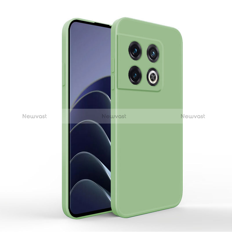 Ultra-thin Silicone Gel Soft Case 360 Degrees Cover YK3 for OnePlus 10 Pro 5G Green