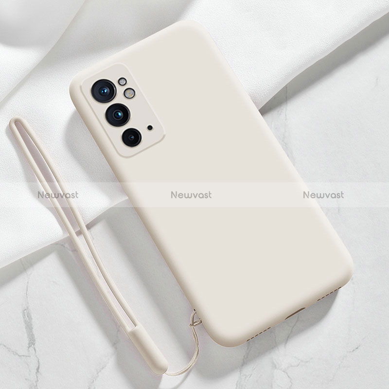 Ultra-thin Silicone Gel Soft Case 360 Degrees Cover YK3 for OnePlus 9RT 5G White