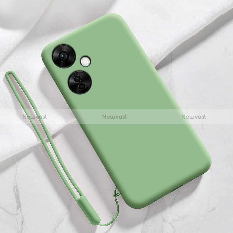 Ultra-thin Silicone Gel Soft Case 360 Degrees Cover YK3 for OnePlus Nord CE 3 5G Green