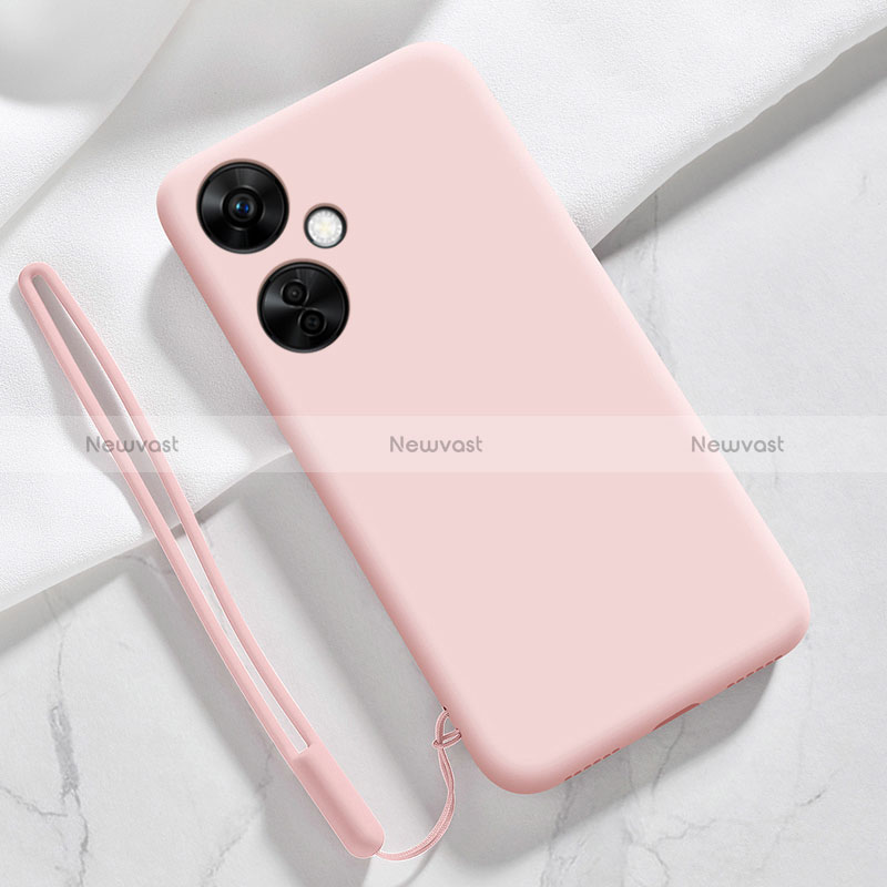 Ultra-thin Silicone Gel Soft Case 360 Degrees Cover YK3 for OnePlus Nord CE 3 Lite 5G Pink