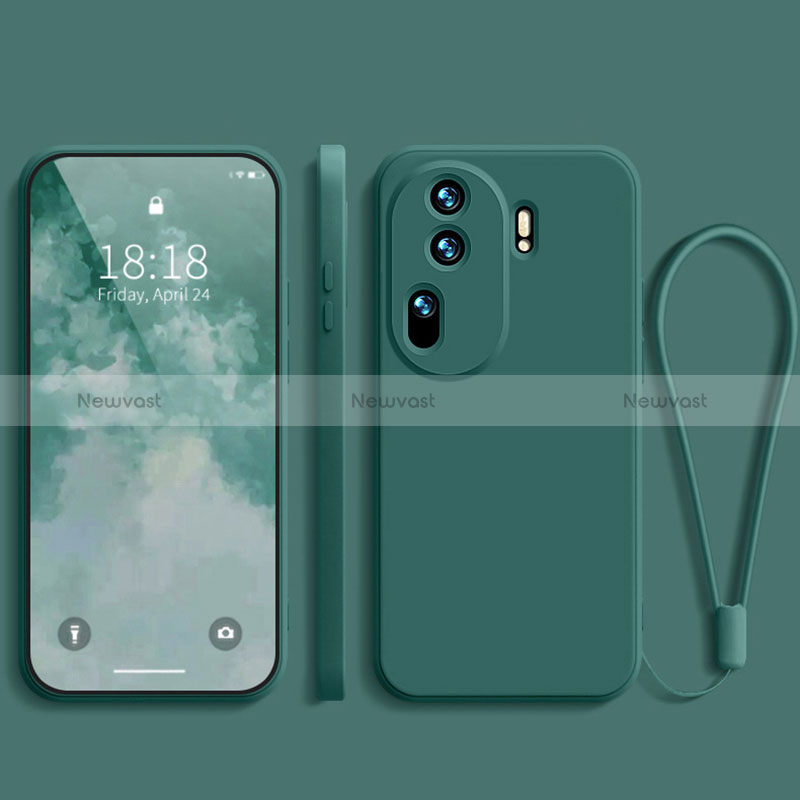 Ultra-thin Silicone Gel Soft Case 360 Degrees Cover YK3 for Oppo Reno11 Pro 5G Green