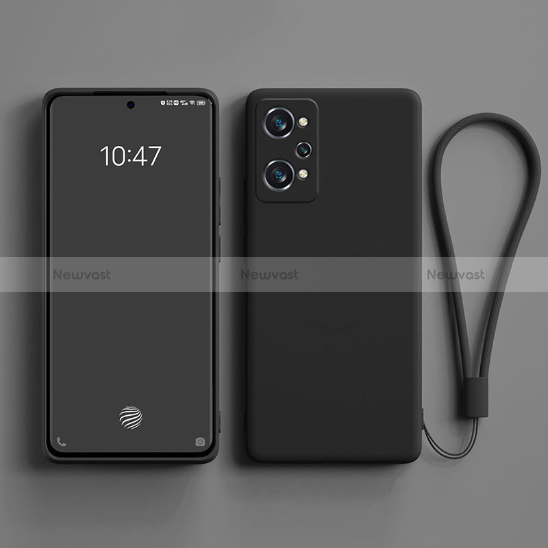 Ultra-thin Silicone Gel Soft Case 360 Degrees Cover YK3 for Realme Q5 Pro 5G Black