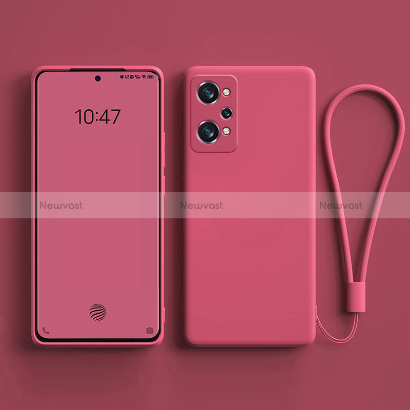 Ultra-thin Silicone Gel Soft Case 360 Degrees Cover YK3 for Realme Q5 Pro 5G Hot Pink