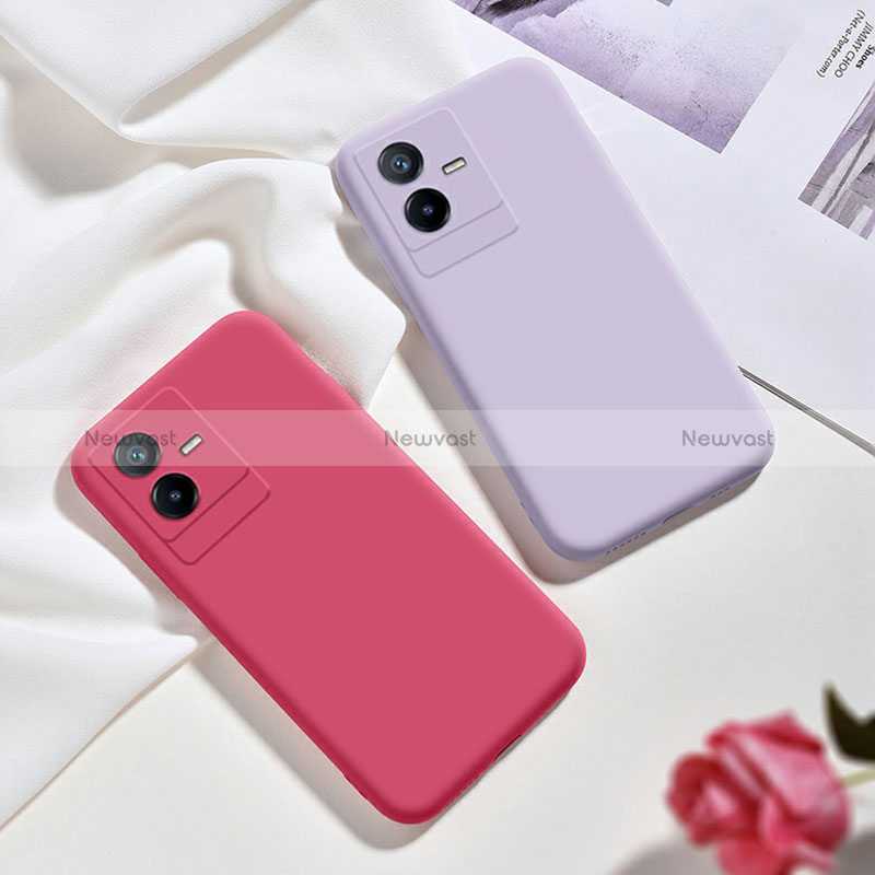 Ultra-thin Silicone Gel Soft Case 360 Degrees Cover YK3 for Vivo T2x 5G