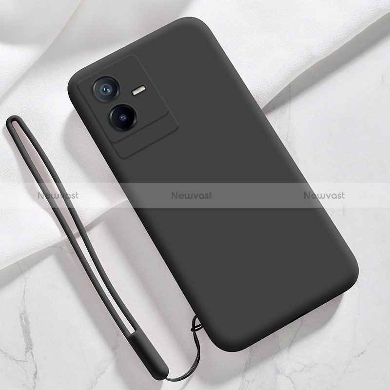 Ultra-thin Silicone Gel Soft Case 360 Degrees Cover YK3 for Vivo T2x 5G