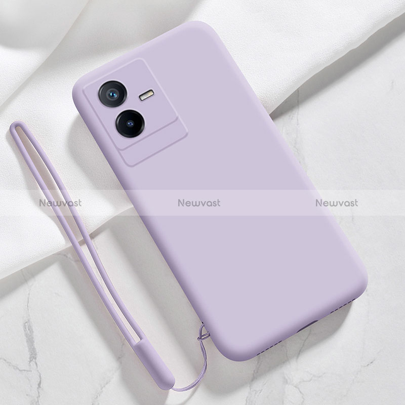 Ultra-thin Silicone Gel Soft Case 360 Degrees Cover YK3 for Vivo T2x 5G