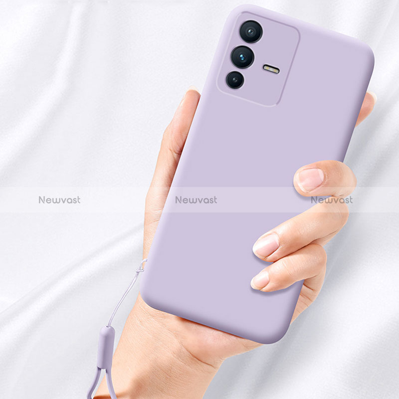 Ultra-thin Silicone Gel Soft Case 360 Degrees Cover YK3 for Vivo V23 5G