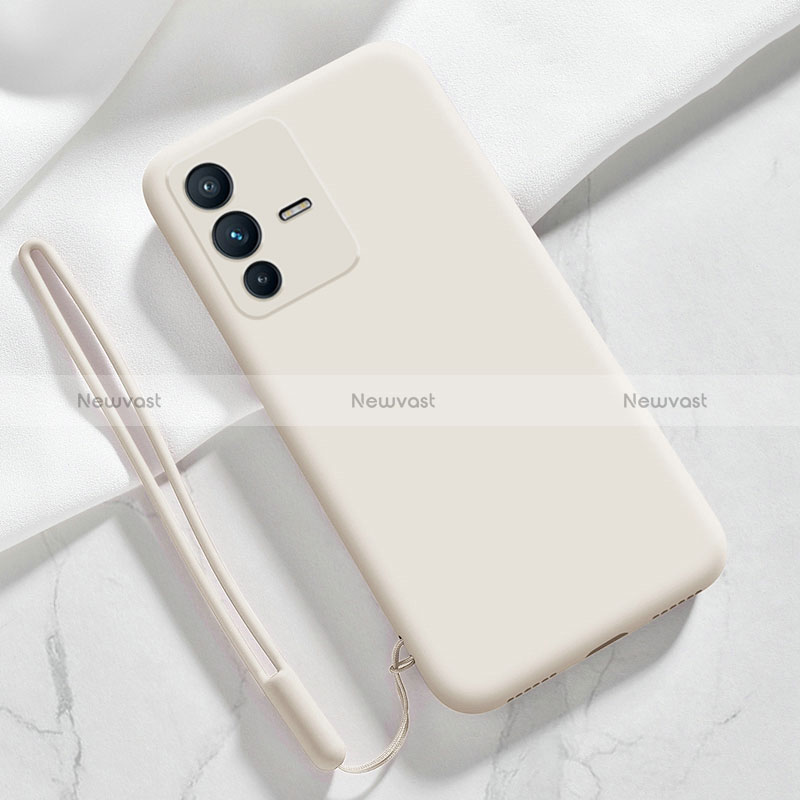 Ultra-thin Silicone Gel Soft Case 360 Degrees Cover YK3 for Vivo V23 5G