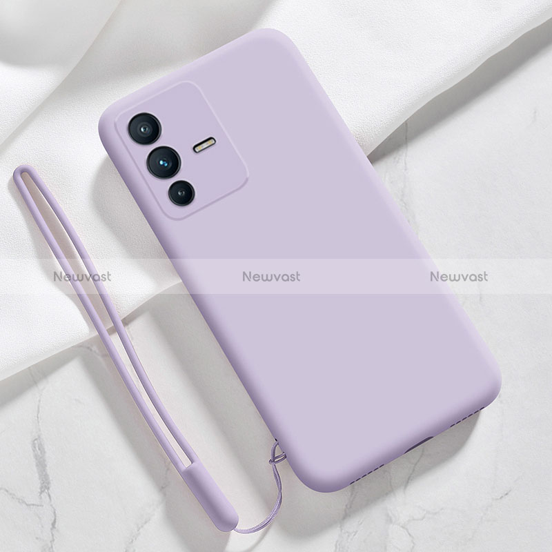 Ultra-thin Silicone Gel Soft Case 360 Degrees Cover YK3 for Vivo V23 5G