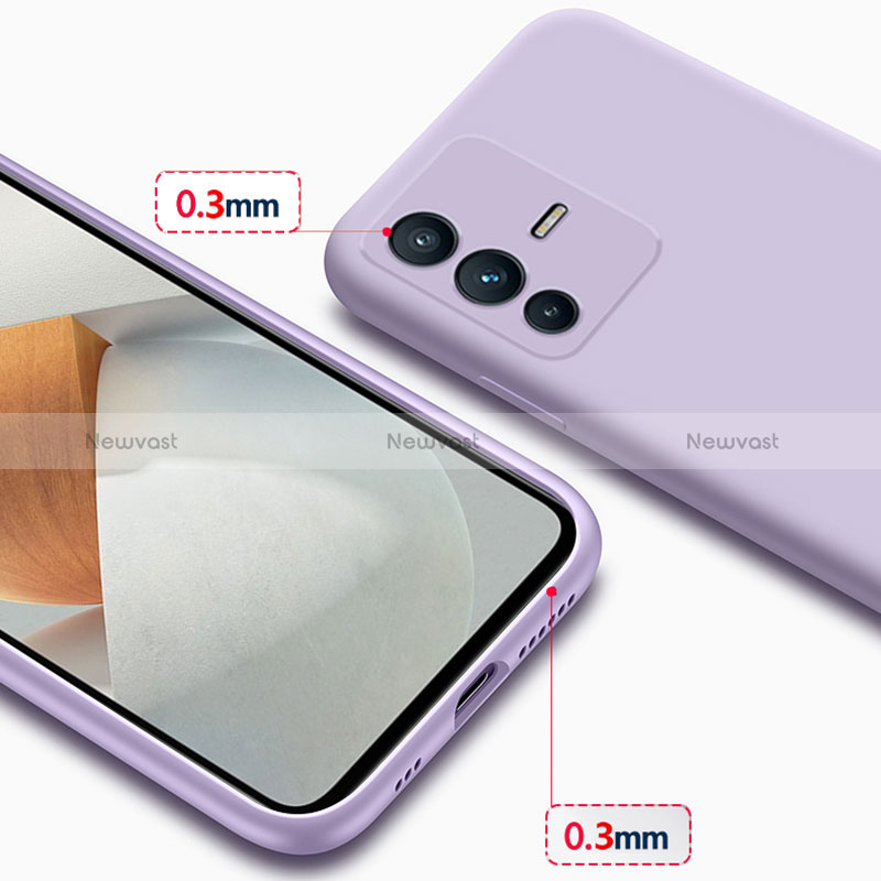 Ultra-thin Silicone Gel Soft Case 360 Degrees Cover YK3 for Vivo V23 Pro 5G