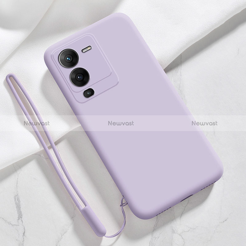 Ultra-thin Silicone Gel Soft Case 360 Degrees Cover YK3 for Vivo V25 Pro 5G