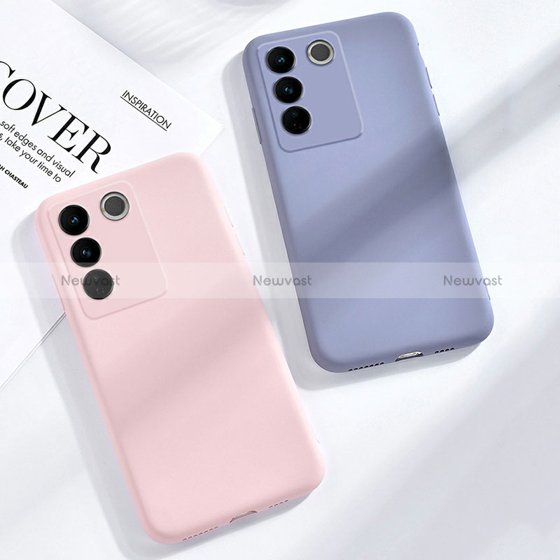 Ultra-thin Silicone Gel Soft Case 360 Degrees Cover YK3 for Vivo V27 5G