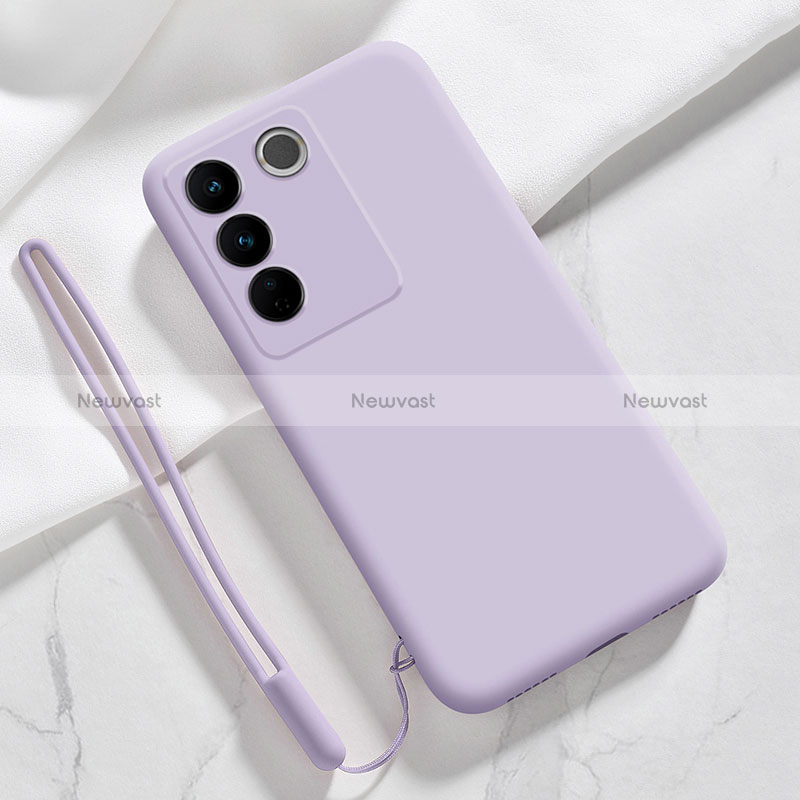 Ultra-thin Silicone Gel Soft Case 360 Degrees Cover YK3 for Vivo V27e 5G