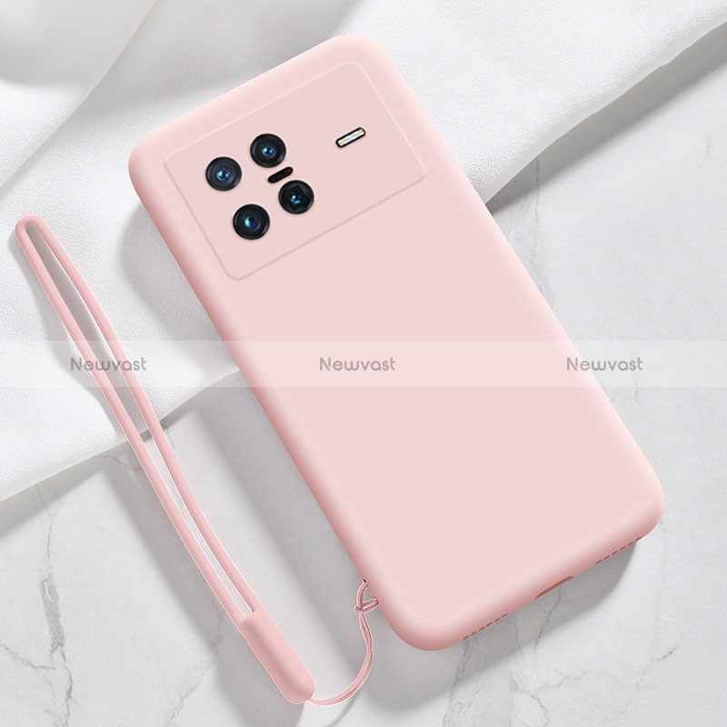 Ultra-thin Silicone Gel Soft Case 360 Degrees Cover YK3 for Vivo X Note Pink