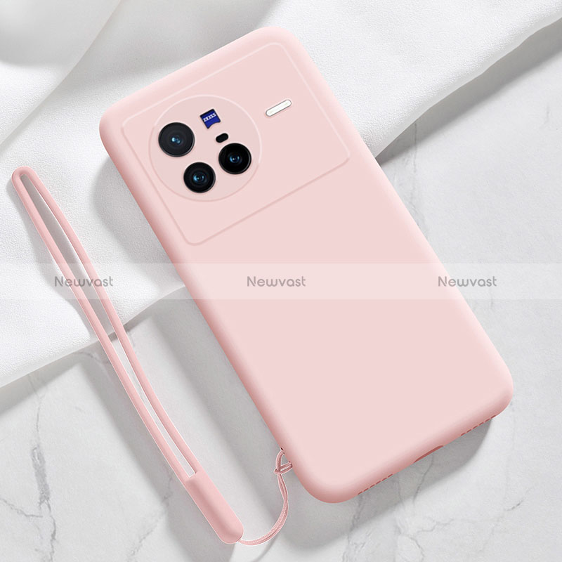 Ultra-thin Silicone Gel Soft Case 360 Degrees Cover YK3 for Vivo X80 5G