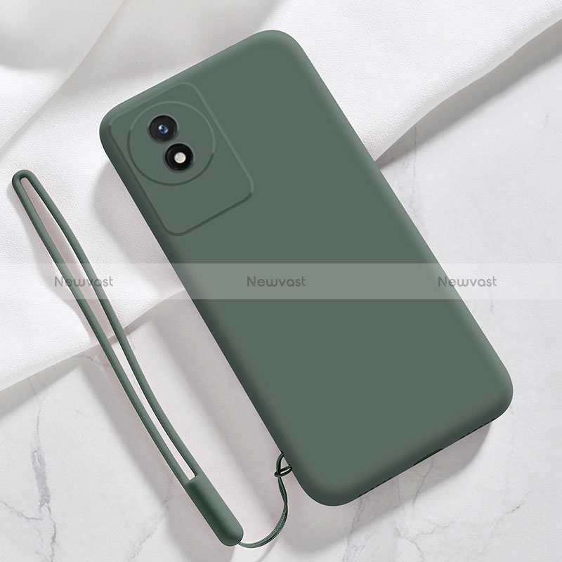 Ultra-thin Silicone Gel Soft Case 360 Degrees Cover YK3 for Vivo Y02