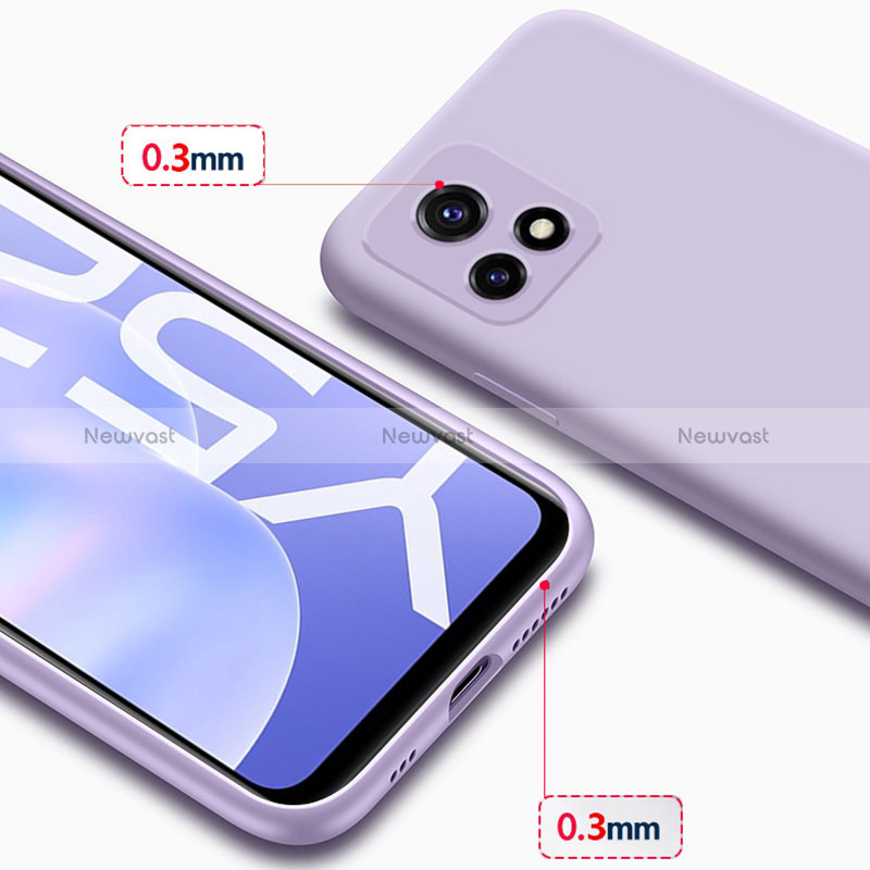 Ultra-thin Silicone Gel Soft Case 360 Degrees Cover YK3 for Vivo Y31s 5G