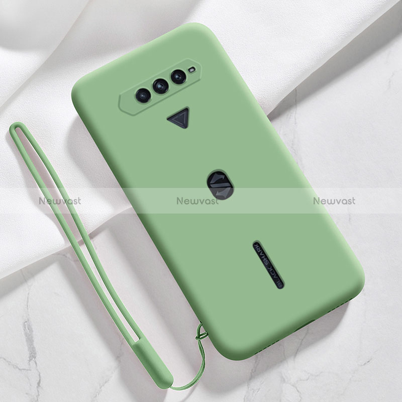 Ultra-thin Silicone Gel Soft Case 360 Degrees Cover YK3 for Xiaomi Black Shark 4 Pro 5G Green