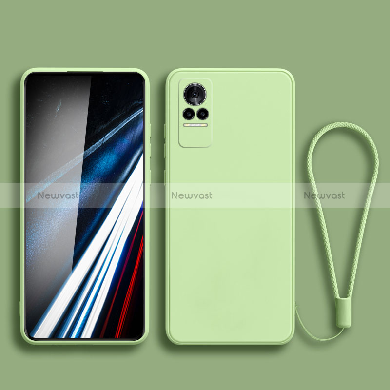 Ultra-thin Silicone Gel Soft Case 360 Degrees Cover YK3 for Xiaomi Civi 1S 5G Green