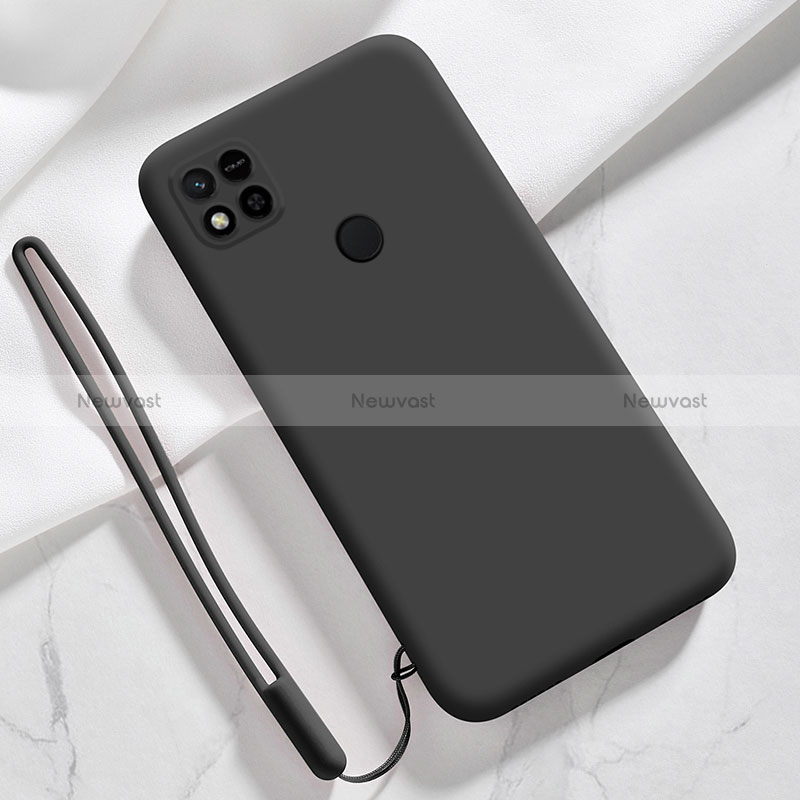 Ultra-thin Silicone Gel Soft Case 360 Degrees Cover YK3 for Xiaomi POCO C31 Black