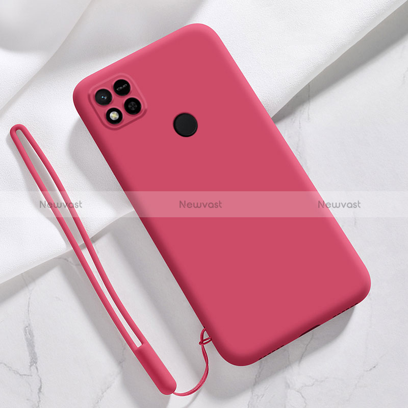 Ultra-thin Silicone Gel Soft Case 360 Degrees Cover YK3 for Xiaomi POCO C31 Red