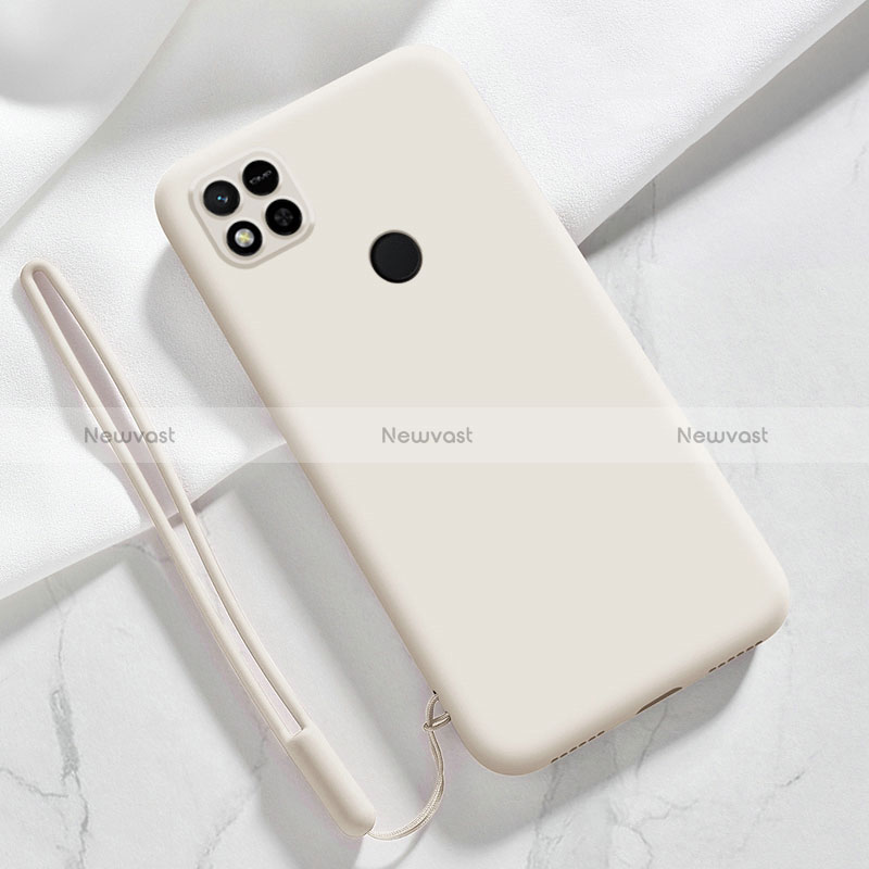 Ultra-thin Silicone Gel Soft Case 360 Degrees Cover YK3 for Xiaomi POCO C31 White