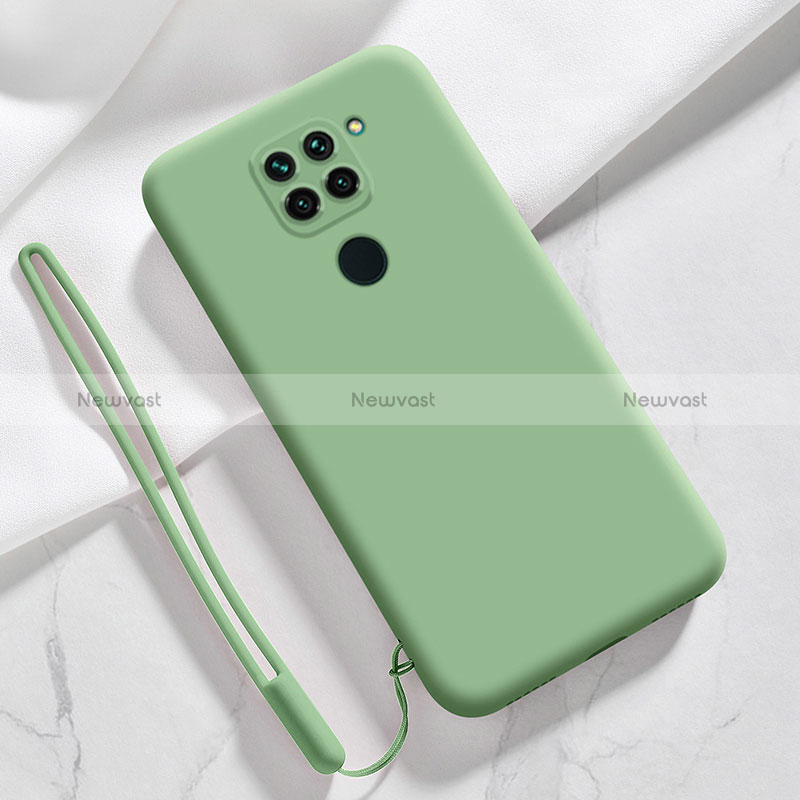 Ultra-thin Silicone Gel Soft Case 360 Degrees Cover YK3 for Xiaomi Redmi 10X 4G Green