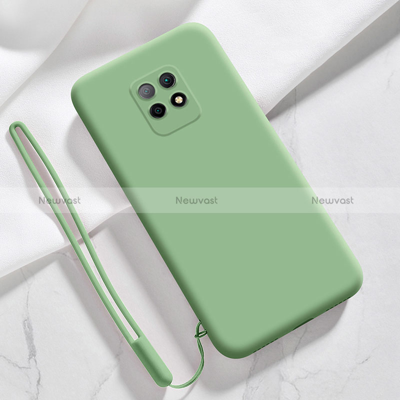 Ultra-thin Silicone Gel Soft Case 360 Degrees Cover YK3 for Xiaomi Redmi 10X Pro 5G Green