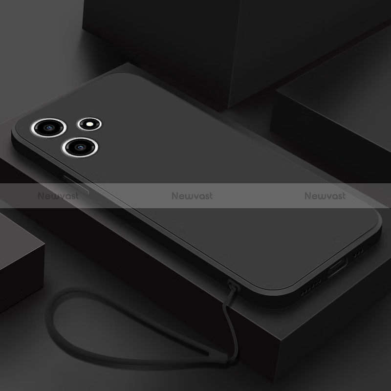 Ultra-thin Silicone Gel Soft Case 360 Degrees Cover YK3 for Xiaomi Redmi 12 5G Black