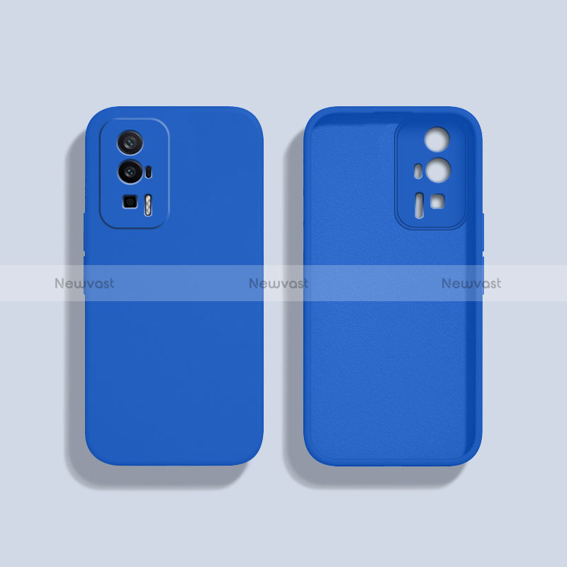 Ultra-thin Silicone Gel Soft Case 360 Degrees Cover YK3 for Xiaomi Redmi K60 5G Blue