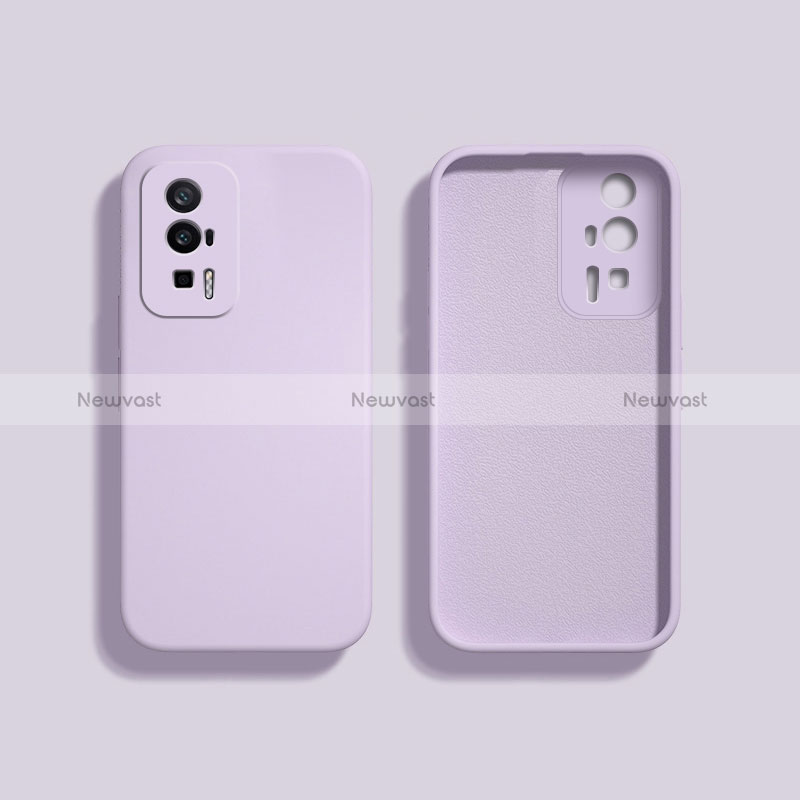 Ultra-thin Silicone Gel Soft Case 360 Degrees Cover YK3 for Xiaomi Redmi K60 Pro 5G Clove Purple