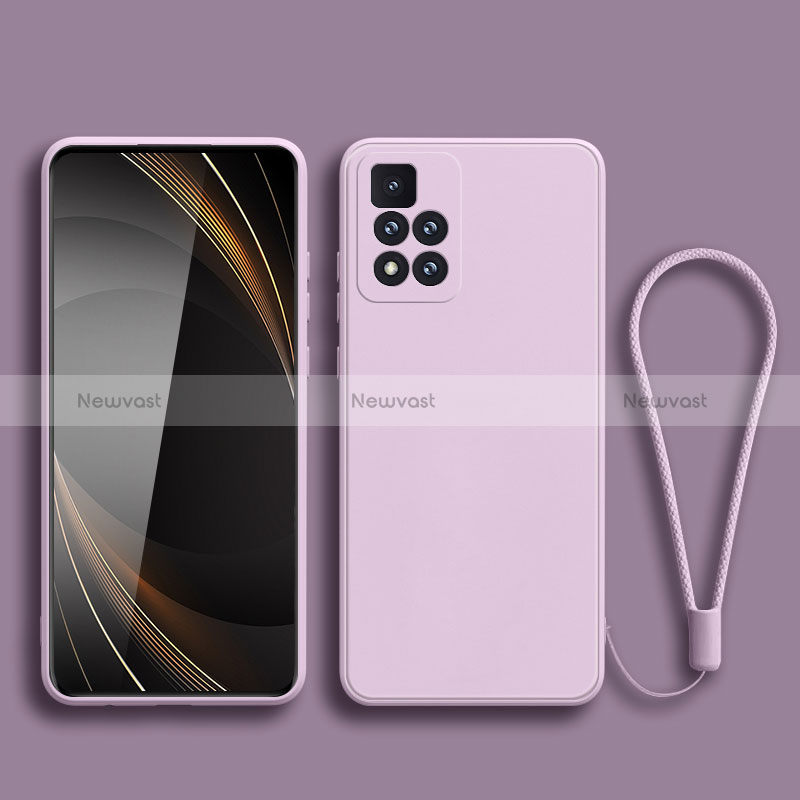 Ultra-thin Silicone Gel Soft Case 360 Degrees Cover YK3 for Xiaomi Redmi Note 11 Pro+ Plus 5G Clove Purple