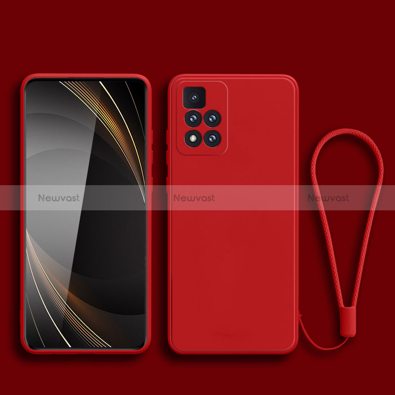 Ultra-thin Silicone Gel Soft Case 360 Degrees Cover YK3 for Xiaomi Redmi Note 11 Pro+ Plus 5G Red