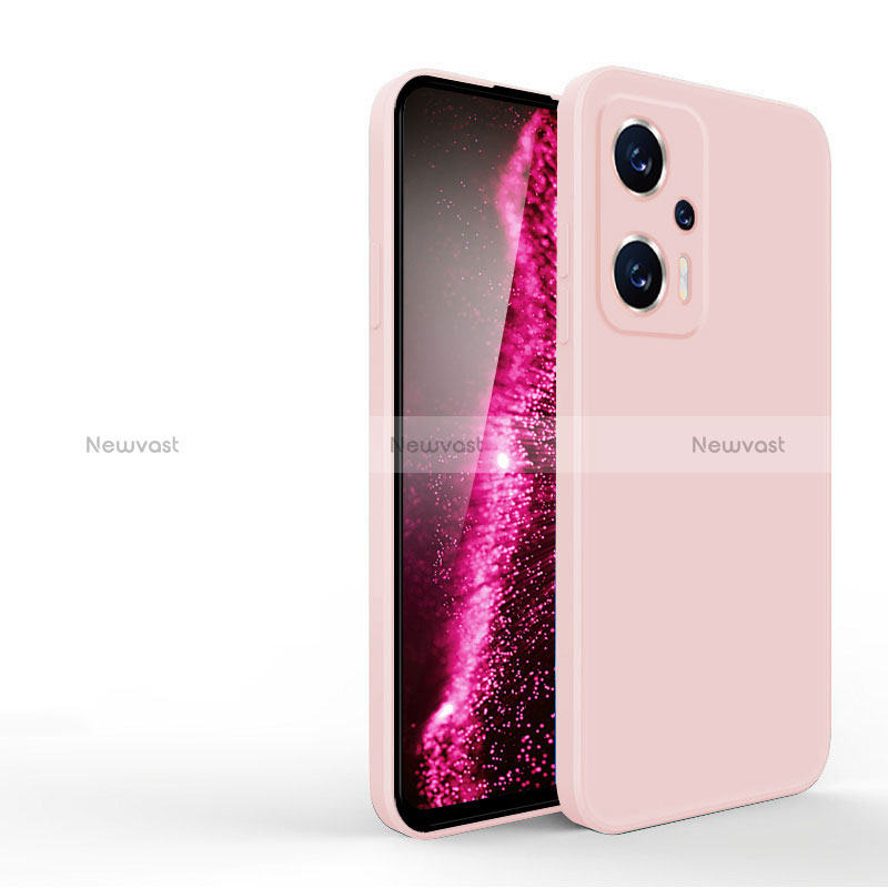 Ultra-thin Silicone Gel Soft Case 360 Degrees Cover YK3 for Xiaomi Redmi Note 11T Pro 5G Pink