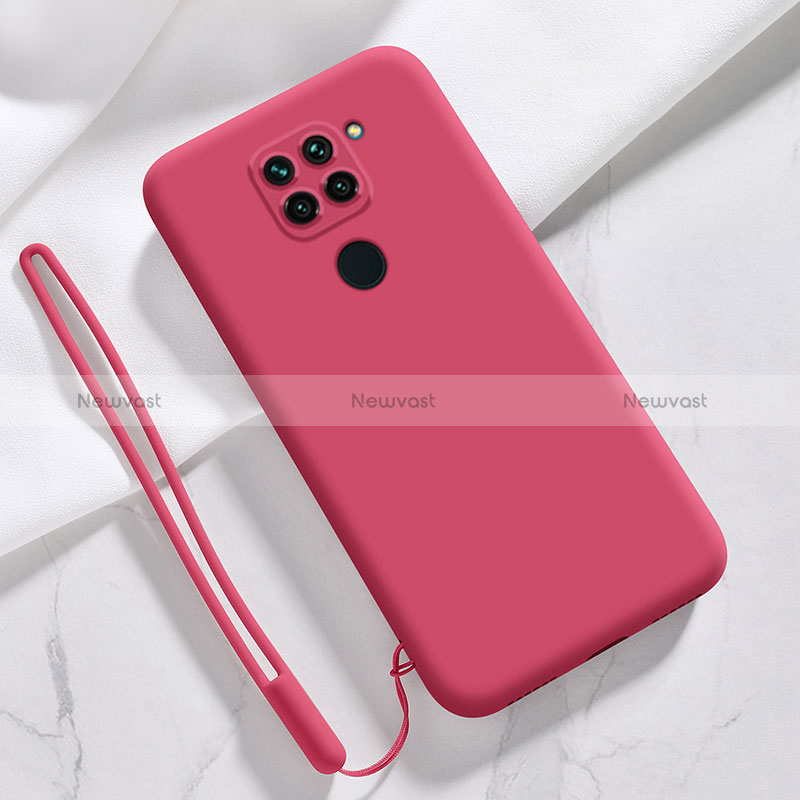 Ultra-thin Silicone Gel Soft Case 360 Degrees Cover YK3 for Xiaomi Redmi Note 9 Red