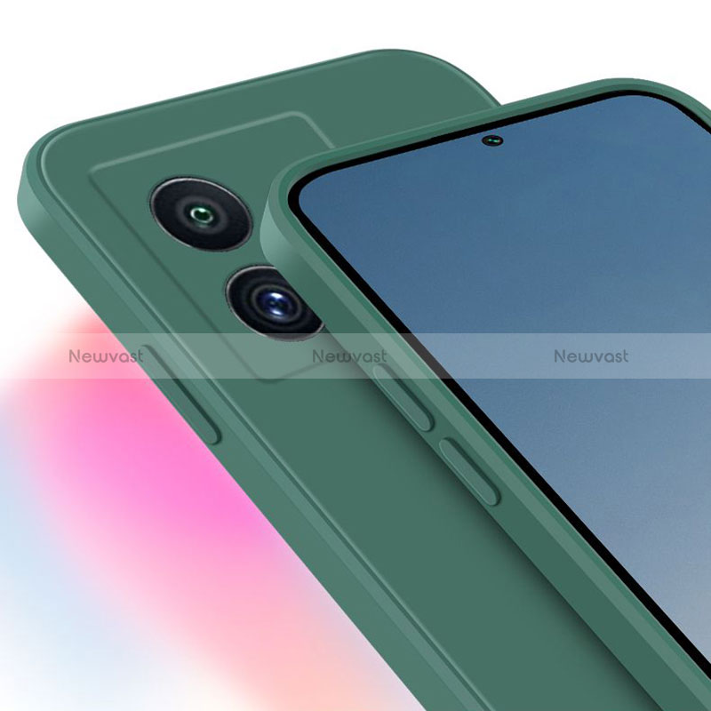 Ultra-thin Silicone Gel Soft Case 360 Degrees Cover YK4 for Vivo V25e