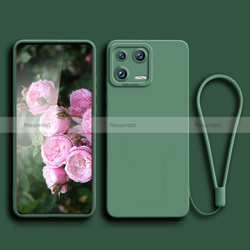 Ultra-thin Silicone Gel Soft Case 360 Degrees Cover YK4 for Xiaomi Mi 13 5G Midnight Green