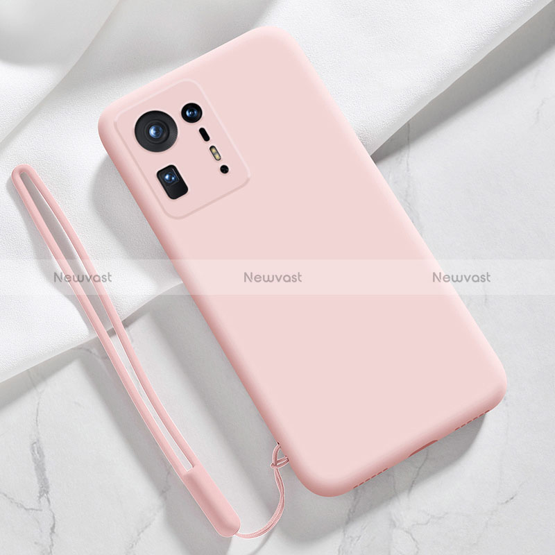 Ultra-thin Silicone Gel Soft Case 360 Degrees Cover YK4 for Xiaomi Mi Mix 4 5G Pink