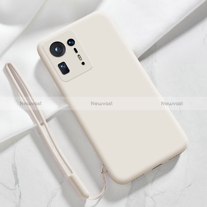 Ultra-thin Silicone Gel Soft Case 360 Degrees Cover YK4 for Xiaomi Mi Mix 4 5G White