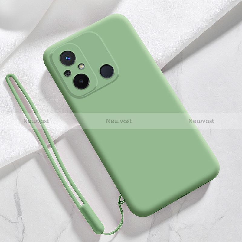 Ultra-thin Silicone Gel Soft Case 360 Degrees Cover YK4 for Xiaomi Poco C55 Green